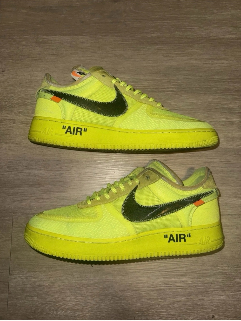 Nike Off White Air Force 1 Volt USED